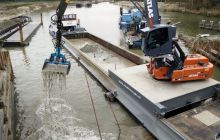 Baggerwerkzaamheden Wilhelminakanaal - Tilburg in opdracht Boskalis Nederland